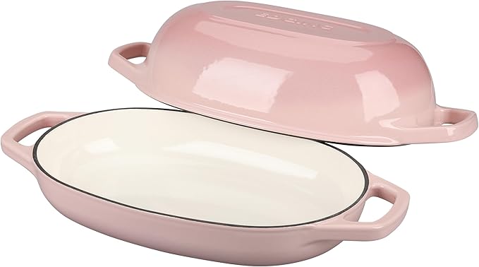 EDGING CASTING Enameled Cast Iron Oval Dutch Oven Pot
