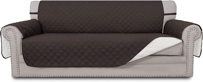 Easy-Going 4 Seater Sofa Slipcover Reversible Sofa Cover Water Resistant Couch by Easy-Going