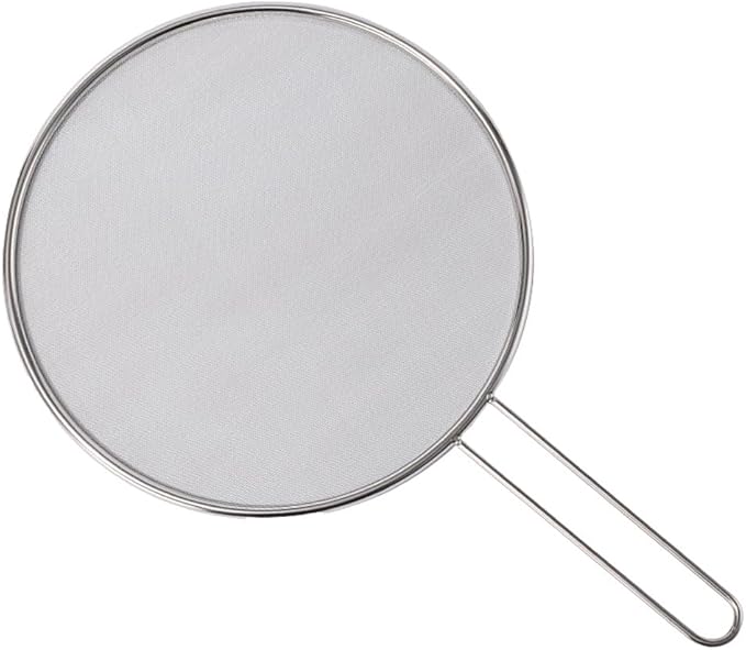 1Pc 10" Stainless Steel Pot Splatter Guard Fine Mesh Cover by luzen