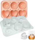 Rose Ice Cube Mold, Heart Shapes Ice Cube Tray, Silicone Ice Mold Fun Shapes by IDVVSSX