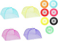 4 Pack Food Cover Tents with 7 Pack Paper Plate Holders, Reusable Outdoor by Unknown