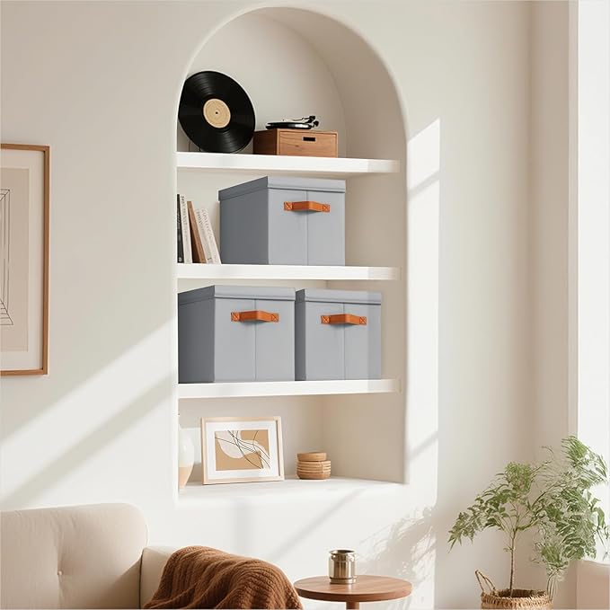 Homsorout Storage Bins with Lids - Image 2