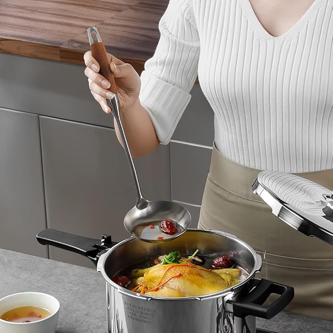 AOOSY Soup Ladle, 304 Stainless Steel Cooking Ladle Spoon - Image 6