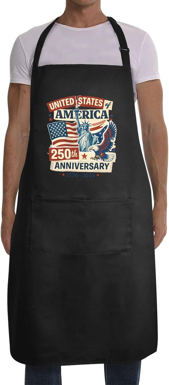 Us 250 Years Of Freedoms Apron by Unknown