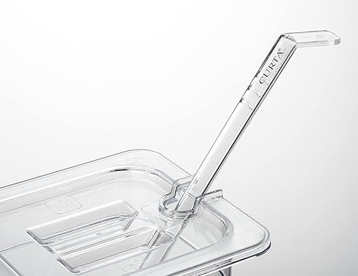CURTA 6 Pack NSF 1/9 Notched Food Pan Cover, Size Clear Polycarbonate Lid - Image 4