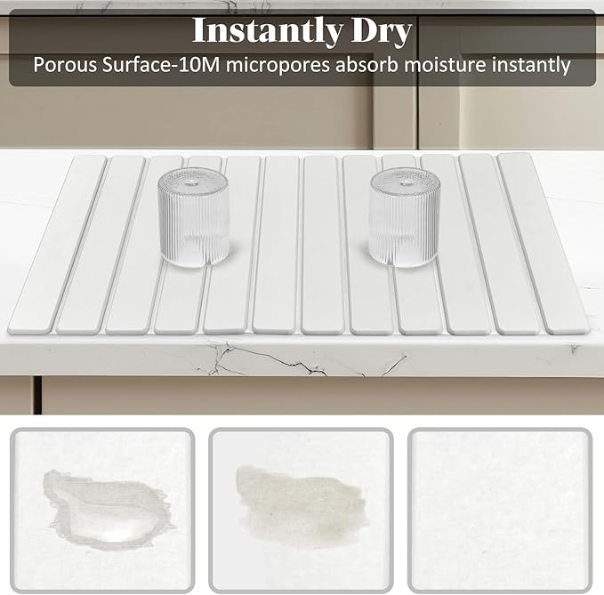 Extra Large Stone Dish Drying Mat - Image 2