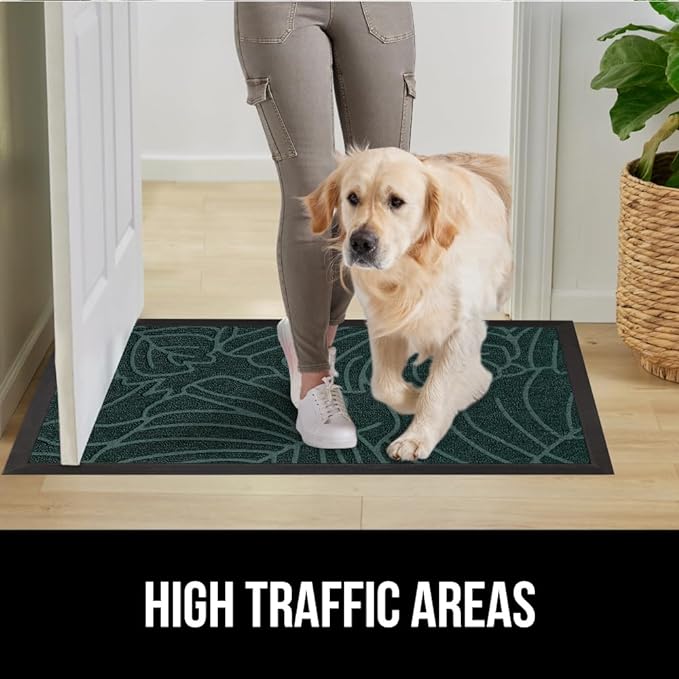 GORILLA GRIP 100% Waterproof All-Season WeatherMAX Doormat, US Designed Natural - Image 6