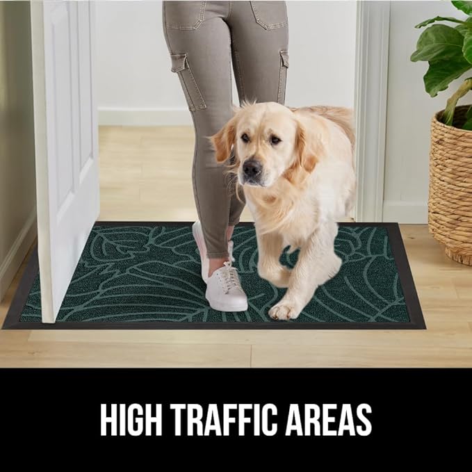 GORILLA GRIP 100% Waterproof All-Season WeatherMAX Doormat, US Designed Natural - Image 6