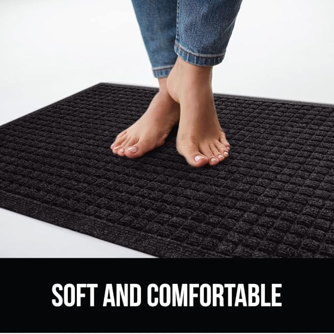 GORILLA GRIP® Ultra Absorbent Front Door Mat Outside Entrance, Traps Dirt and - Image 7