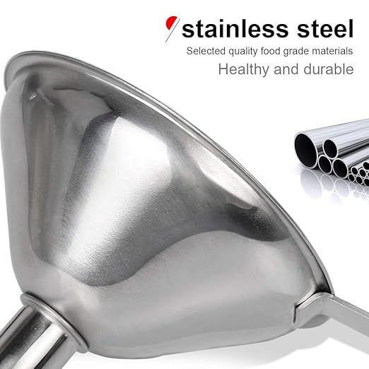 YGDZ Kitchen Funnel for Filling Bottles, Long Handle Funnel Set - Image 3