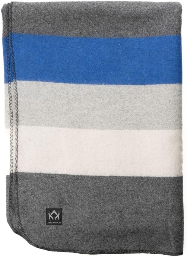 Arcturus Rainier Wool Blanket - Warm, Heavy, Washable, Bed Blanket | Great fo...