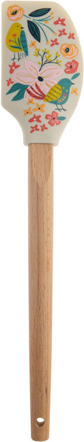 Karma, Silicone Spatula with Wood Handle Heat Resistant, cooking and Mixing by KarmaGifts