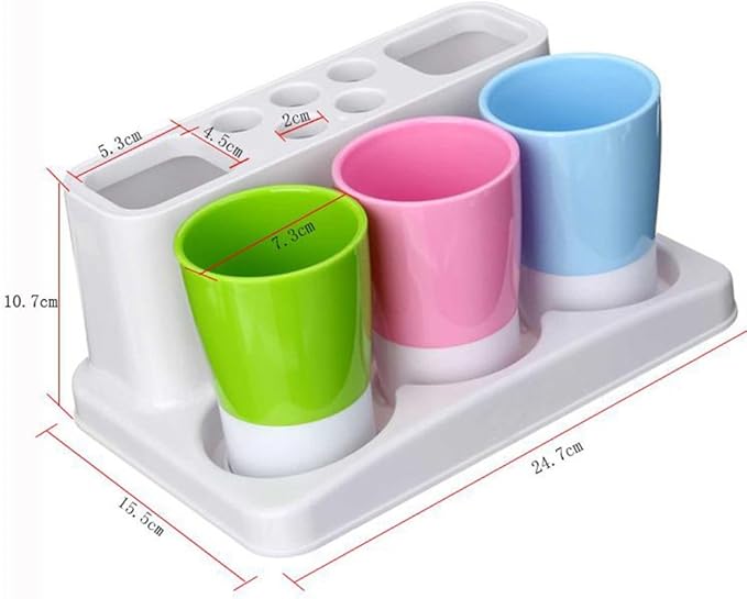 Eslite Toothbrush Toothpaste Holder Stand - Image 5
