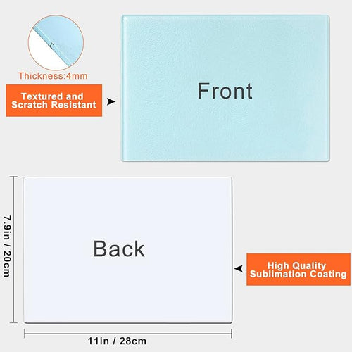 10 Pcs Sublimation Cutting Board Blanks, 11x8 Inch Tempered Glass Sublimation - Image 2
