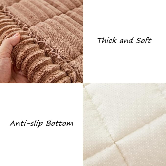 Couch Cover for Dogs Washable, Fuzzy Pet Couch Covers for 3 Cushion Sofa Pet - Image 5