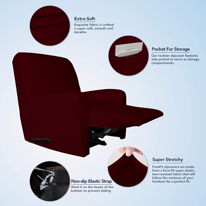 PureFit Super Stretch Chair Sofa Slipcover - Image 3