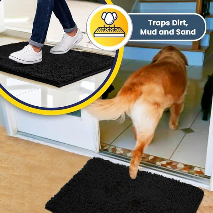 Muddy Mat® | Super Absorbent Door Mat Indoor, Microfiber Quick Dry Chenille - Image 5