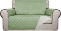 PureFit Reversible Quilted Sofa Cover, Water Resistant Slipcover Furniture by PureFit