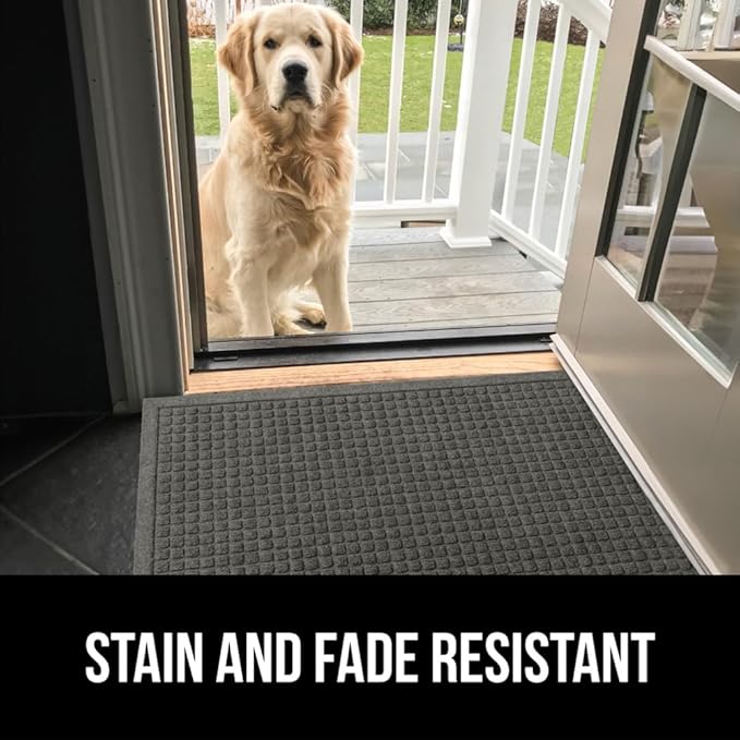 GORILLA GRIP® Ultra Absorbent Front Door Mat Outside Entrance, Traps Dirt and - Image 10