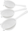 3 Pcs Plastic Nylon Fine Mesh Kefir Strainer Set by Sadoia