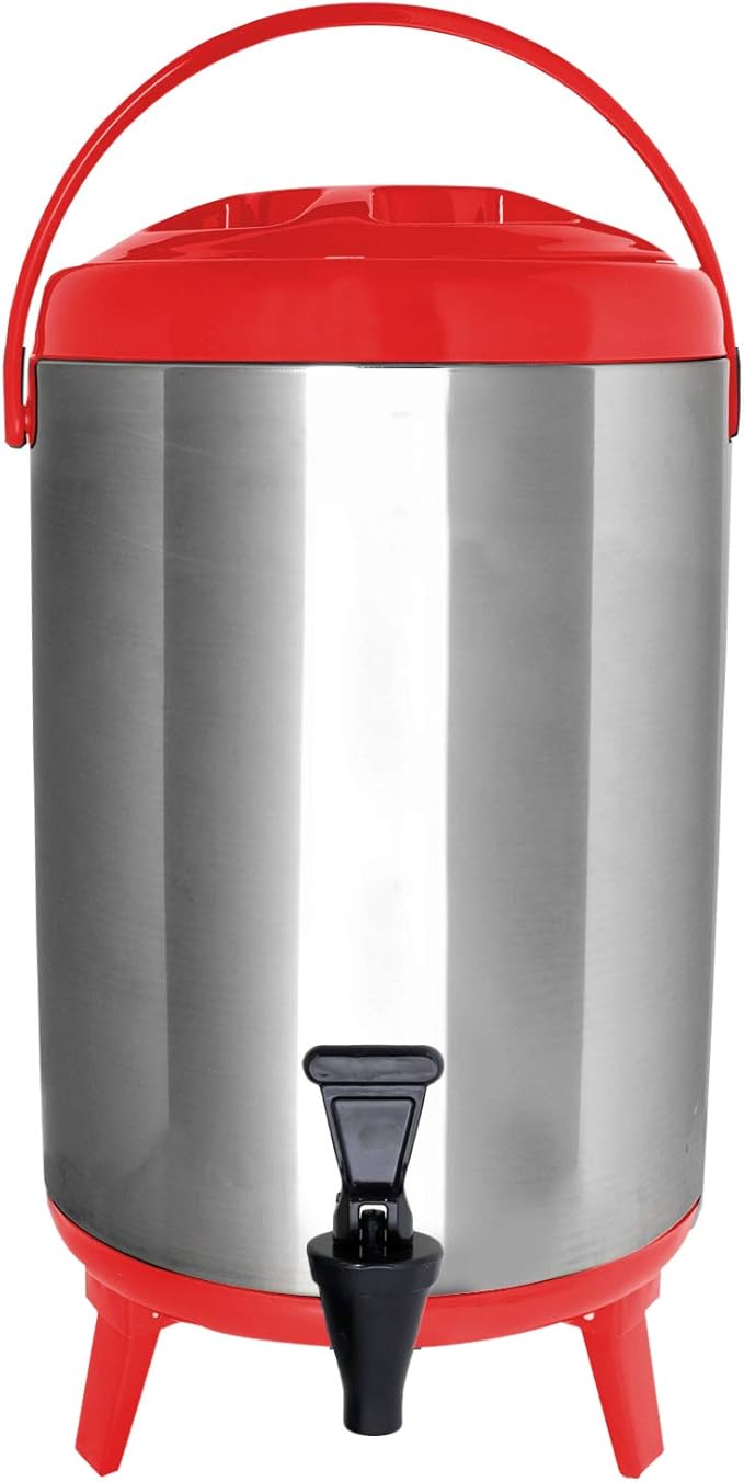 Vollum Stainless Steel Insulated Beverage Dispenser – Insulated Thermal Hot and by Vollum