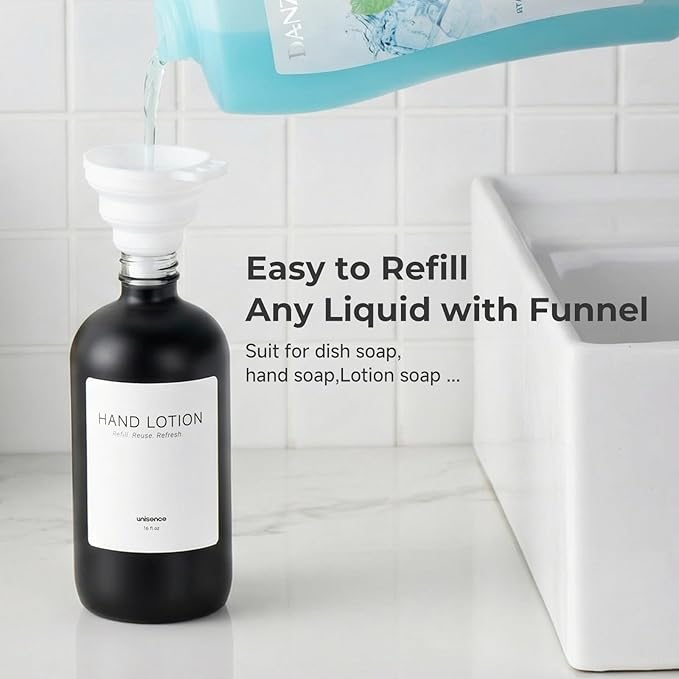 2 Packs Glass Soap Dispenser Set - Image 7