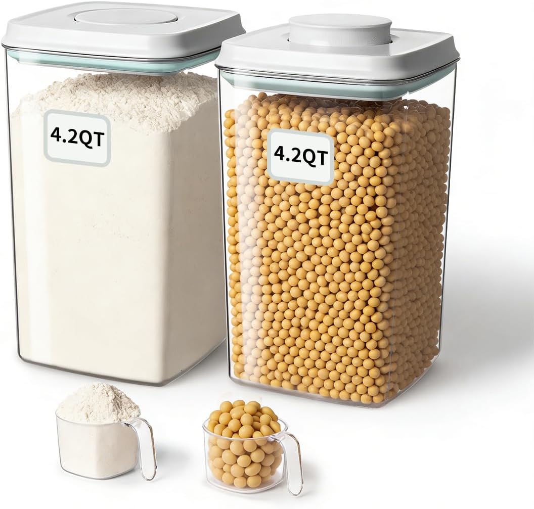 Airtight Food Storage Containers Set (2-Pack)