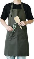 Art Aprons for Painting Pottery Ceramics, Mens Women Kitchen Cooking Aprons by MORNITE
