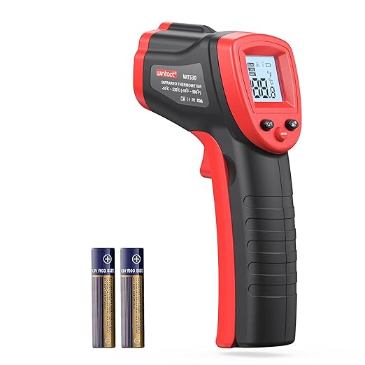 Wintact Infrared Thermometer Temperature Gun -58℉ to 1094℉, Digital IR Heat by Wintact