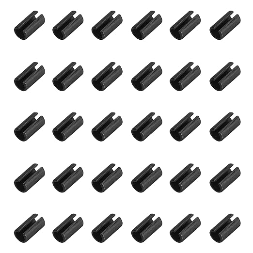 MECCANIXITY 120Pcs Slotted Split Roll Pins 3/25 Inch Dia. 6/25 Inch Length by MECCANIXITY