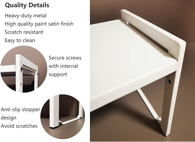 Expandable Cabinet Shelf Organizer 16-26" L Stackable Kitchen Counter Shelf - Image 4