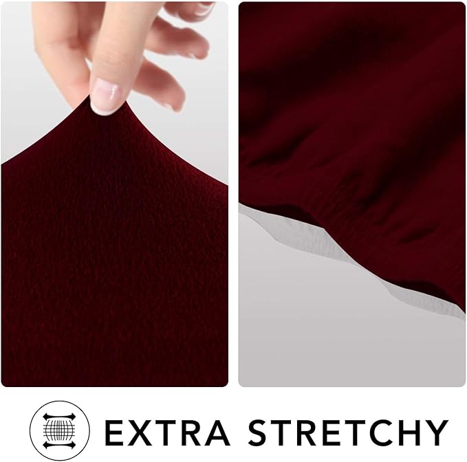 PureFit Super Stretch Sofa Slipcover – Spandex Non Slip Soft Couch Sofa Cover - Image 4