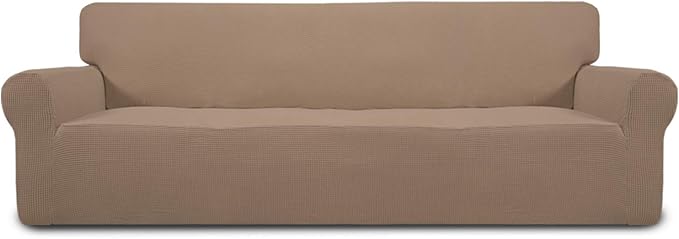 Easy-Going Stretch 4 Seater Sofa Slipcover 1-Piece Sofa Cover Furniture by Easy-Going