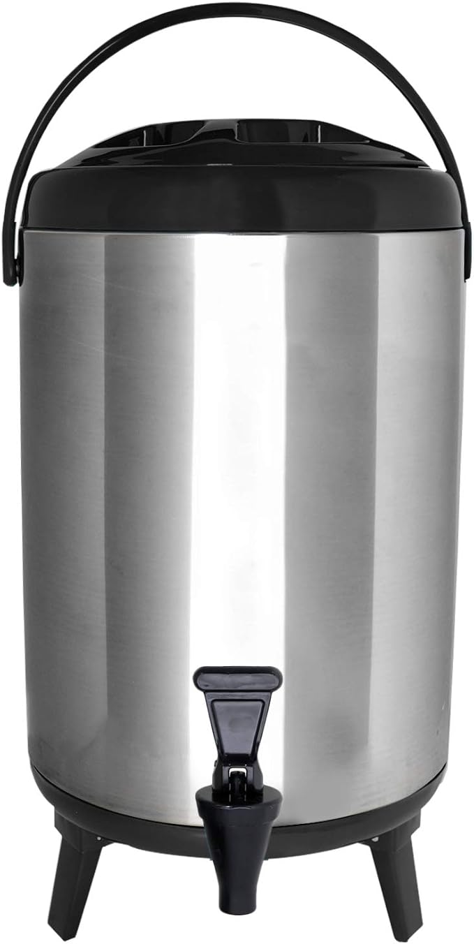 Vollum Stainless Steel Insulated Beverage Dispenser – Insulated Thermal Hot and by Vollum