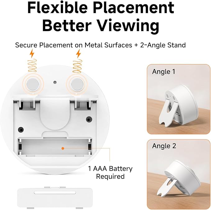 60-Minute Visual Timer, Twist to Set, Loud Battery-Powered Alarm, Manual Rotary - Image 4