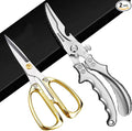 Stainless Steel Heavy Duty Kitchen Scissors by AUDAMI