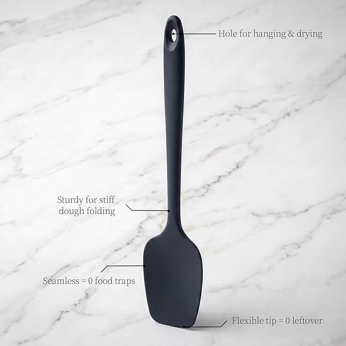 600ºF Heat Resistant Spatula, 11.34 inch High Heat Food Safe Semless Kitchen - Image 9