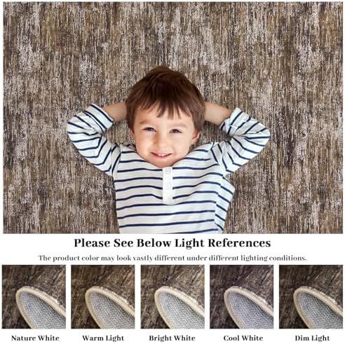 RUGSREAL Area Rug 5x7 Machine Washable Area Rug for Living Room Non-Slip Stai...