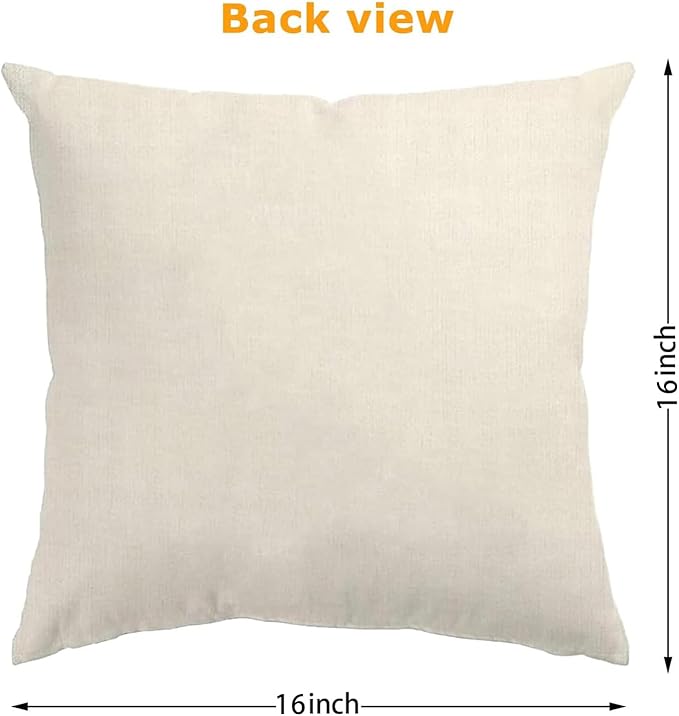 ONFAON Spring Pillow Covers 16x16 Inch Set of 4, Seasonal Floral Outdoor - Image 3