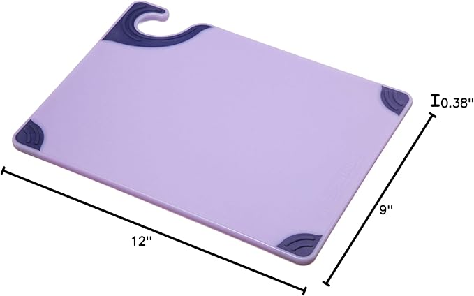 San Jamar Saf-T-Grip Plastic Cutting Board - Image 6