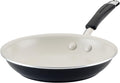 Rachael Ray Cucina Ceramic Nonstick Frying Pan/Skillet, 8.5 Inch Non Stick Open by RachaelRayKitchenware