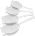 4 Pcs Plastic Nylon Fine Mesh Kefir Strainer Set by Sadoia