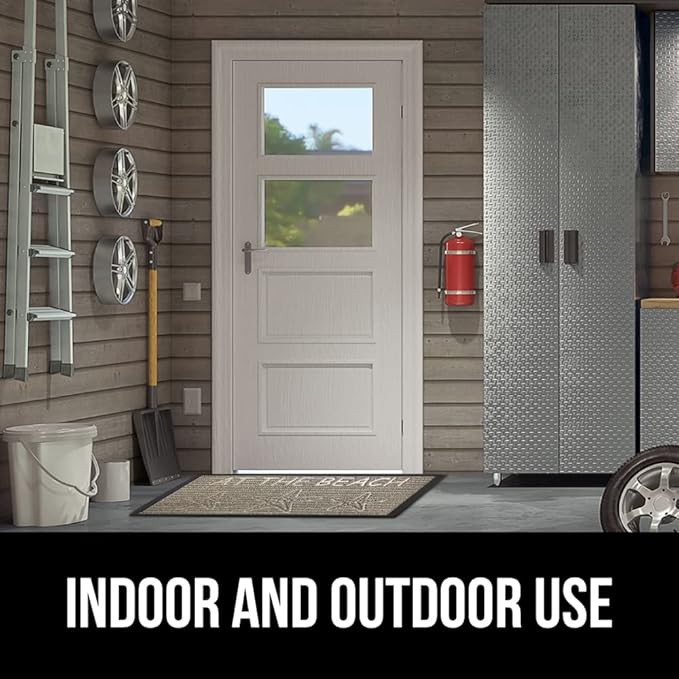 GORILLA GRIP 100% Waterproof All-Season WeatherMAX Doormat US Designed Natural - Image 9