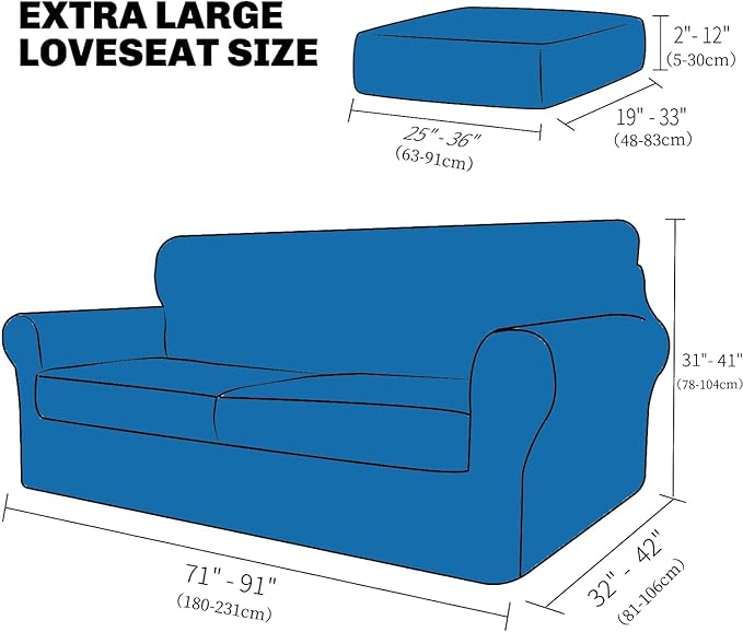 XINEAGE New 3 Pieces Couch Covers - Image 6