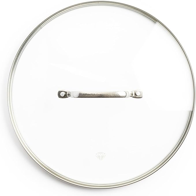 Blue Diamond 7” Universal Tempered Glass Lid, Frying Pan Skillet, Oven Safe to by BlueDiamondCookware