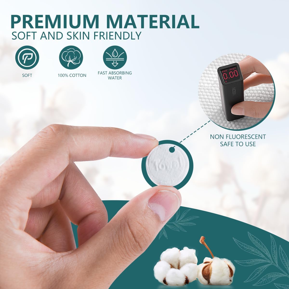 KISEER 200 Pieces Compressed Towels Portable Disposable Mini Compressed Coin Tissue Toilet Paper Tablets for Travel, Camping, Hiking, Sport, Beauty Salon, Hand Wipes