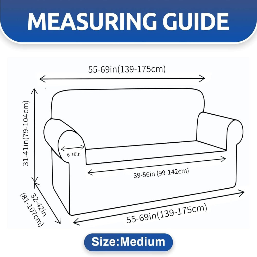 XINEAGE Stretch Jacquard Loveseat Cover, Non Slip Sofa Slipcover for Dog