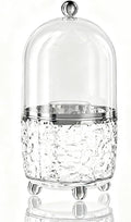 Makeup Brush Holder with Lid, Cosmetic Tools Organizer with Cover, 360° by Unknown