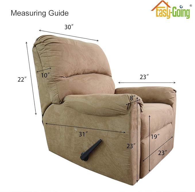 Easy-Going Recliner Chair Slipcover Reversible Sofa Cover Water Resistant Couch - Image 6