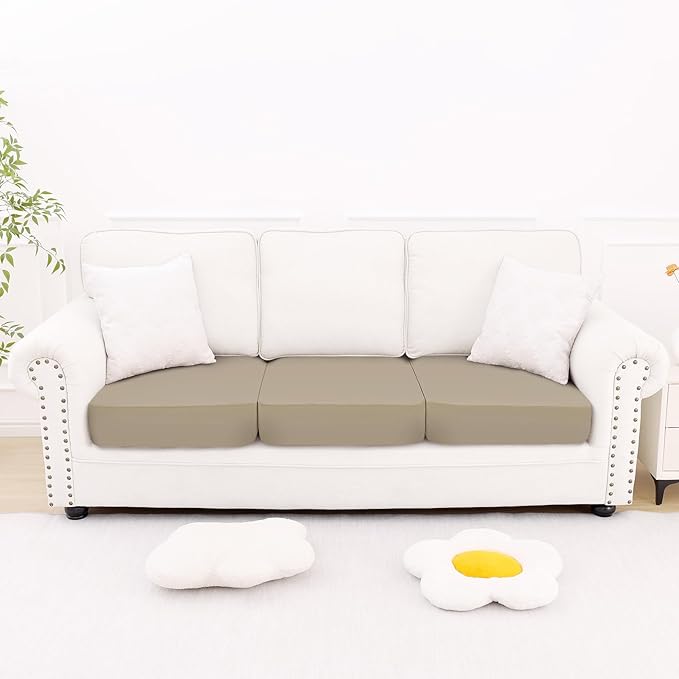 Smiry Printed Couch Cushion Covers, Stretch Soft Couch Covers